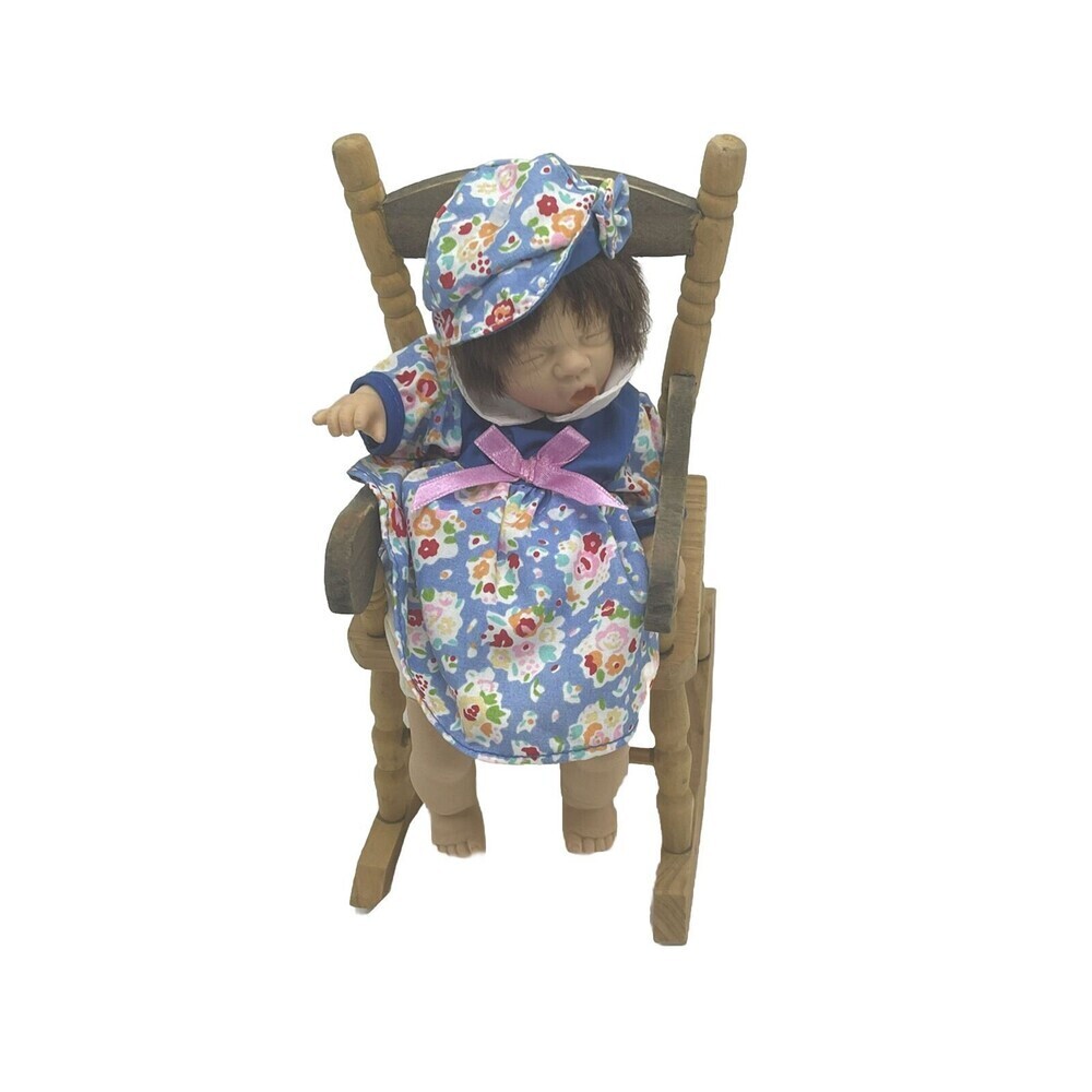 Palm Pal Bean Bag Kids Expression Yawn Licking Face Dolls On Rocking Chair 1996 - Picture 1 of 15